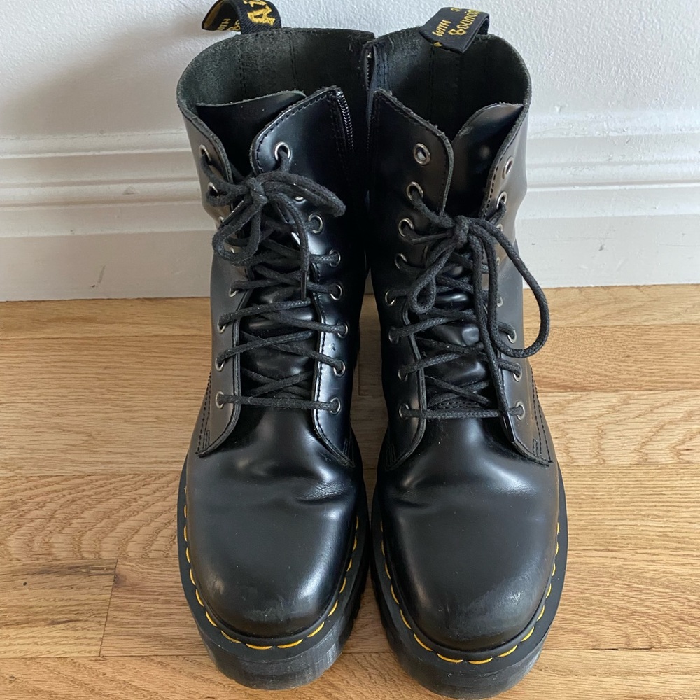 Dr. Martens Jadon Smooth Leather Platform Boots